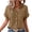 Coffee, variant on YOZGXEG Blouses For Women Dressy Casual Women Casual Batwing Sleeve Pocket Patched Double Layer Wrinkled Fabric Work Blouse Shirt Top Yellow S-Xxl