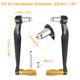 thumbnail image 4 of Par Universal 7/8 Motocicleta Freno Palanca Protector 22mm Dorado Tono, 4 of 8