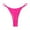 Hot Pink, variant on HOWPAY Bikini Bottoms Women Moderate Coverage High Cut Basic Swim Briefs Mid Waisted Tummy Control Solid Color Beach Pool Bathing Suit Bottoms Black L