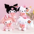 thumbnail image 3 of Muñeco Sanrio Kurome de peluche, muñeco con melodía bonita, cojín, muñeco de perro canela, 3 of 5