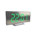 thumbnail image 1 of Sidaley Despertador digital Dormitorio Snooze Recordatorio de tiempo de despertador ajustable con soporte Número de sala de estar decorativo Electrónica Verde, 1 of 6