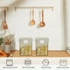 thumbnail image 5 of Contenedor de almacenamiento de alimentos con tapas transparentes, contenedor de despensa de plástico, organizador de despensa, apto para lavavajillas, para cocina, gran capacidad, duradero,, 5 of 8