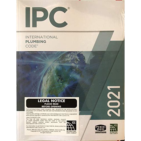 Pre-Owned 2021 International Plumbing Code (International Code Council Series), 9781609839628, 1609839625, Paperback, 1 edition