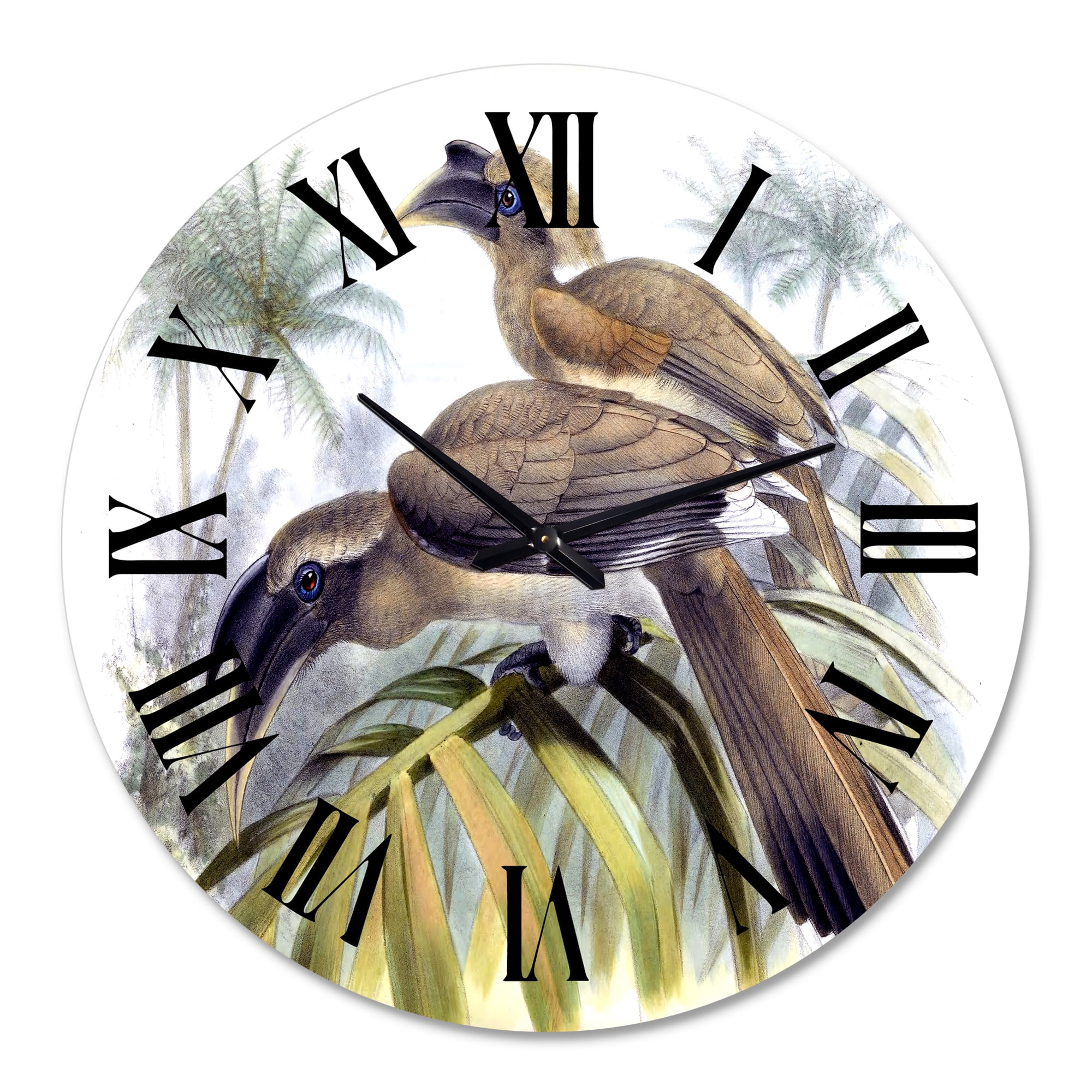 Designart 1 in Quartz Traditional Wall Clock