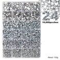 thumbnail image 4 of Flatback Pearls For Crafting,Assorted Size Half Pearl Bedazzling Kit Nail Rhinestones Flatback Rhinestones For Jewelry Making Beads DIY Crafts Clothes Shoes Embellishment Nail Art Birthday Decor, 4 of 4