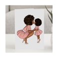 thumbnail image 1 of Coco Michele Mom & Daughter Greeting Card, Pink, 4.25″ x 5.5″, 1 of 1