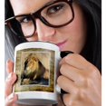 thumbnail image 2 of 3drose, Wild Lions, 11oz Two-tone Black Mug, 2 of 6