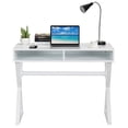 thumbnail image 2 of Patiojoy Bureau d'Écriture Coiffeuse Table Moderne Bureau d'Ordinateur avec 2 Compartiments de Rangement, 2 of 8