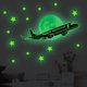 thumbnail image 1 of Pegatinas de pared de estrellas y luna que brillan en la oscuridad, pegatinas de pared autoadhesivas para techo, decoración de habitación de niños y guardería, 1 of 5