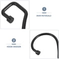 thumbnail image 6 of Koolleo 12pcs Curtain Holdback Curtain Hook Bathroom Shower Hook Drape Hook Fixing Hanger, 6 of 6