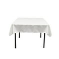 thumbnail image 1 of Nappe Carrée en Popeline de Polyester TCpop52x52-WhiteP11&44; Blanc - 52 x 52 Po., 1 of 1