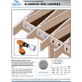 thumbnail image 2 of Mini rejilla Air Vent, 7,6 cm, aluminio, tamaño 3 pulgadas, 2 of 5