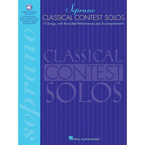 Classical Contest Solos - Soprano: With Companion Recordings Online, (Paperback)