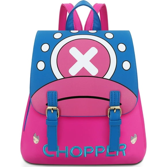 Roffatide Anime Backpack Tony Tony Chopper Women Pink Mini Synthetic Leather Backpack