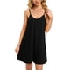 thumbnail image 1 of Pantalones Cortos De Una Pieza Con Tirantes Pantalones cortos de una pieza con tirantes para mujer, pantalones cortos holgados informales, monos, monos (negro S) Ygjytge para Mujer Negro T XXL, 1 of 9