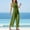 Green, variant on Wensltd Women Jumpsuits Sleeveless Wide Leg Long Pant With Pockets