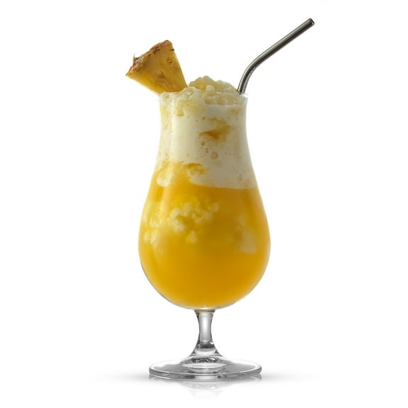 JoyJolt Terran Premium Large Crystal Cocktail Hurricane Glasses - Set of 8