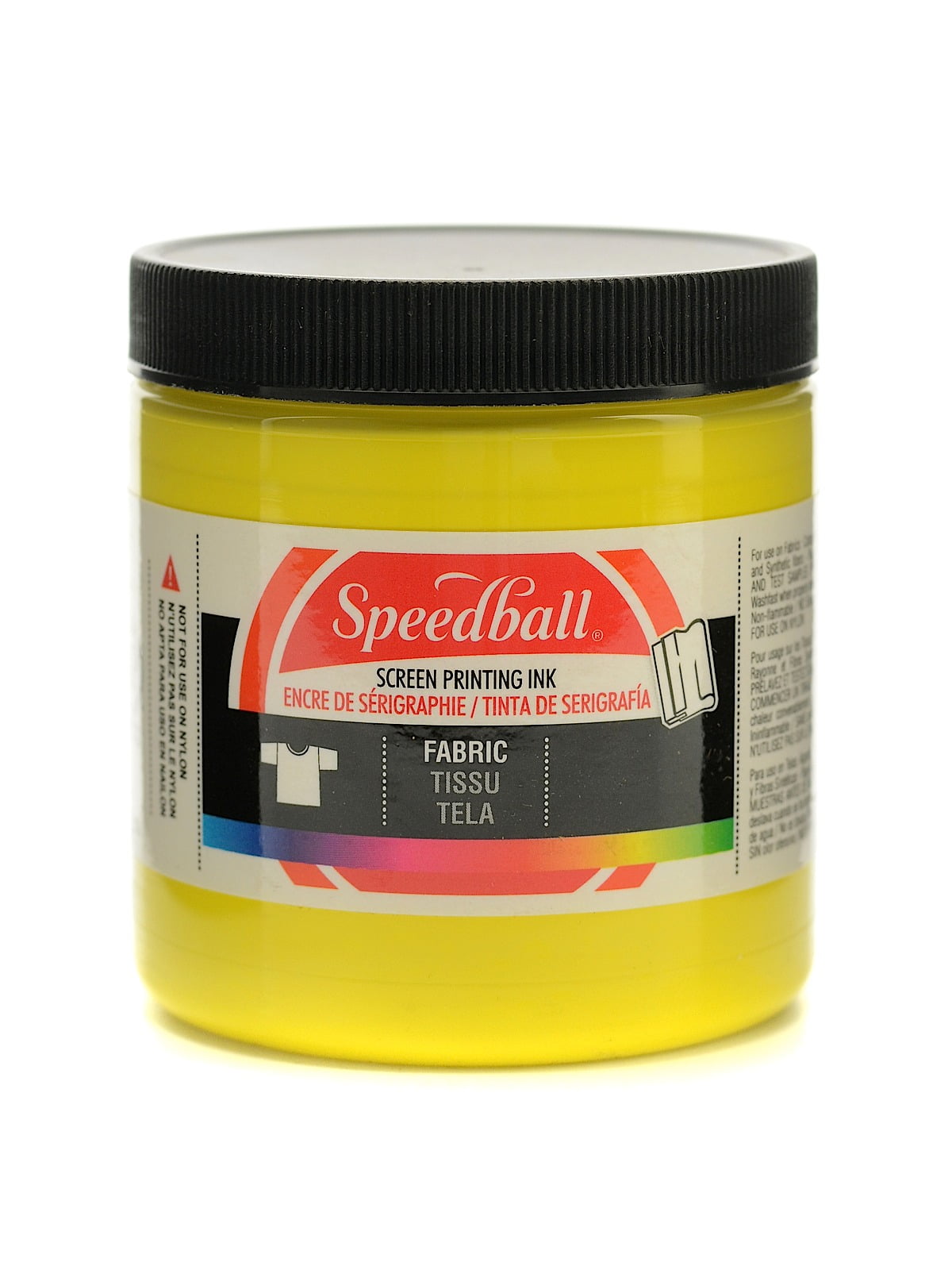 Fabric Screen Printing Ink white, 8 oz. (pack of 3) 