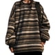 thumbnail image 1 of Camisa de entrenamiento Sudadera suelta para mujer Sudaderas con capucha de otoño Manga larga a rayas vintage Tops casuales de gran tamaño Jerseys 1 1, 1 of 5