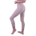 thumbnail image 2 of Vivian's Fashions Capri Leggings - Cotton, Junior Size (Beige, 1X), 2 of 3