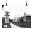 thumbnail image 2 of Print: State Prison (Exterior), Jackson, Michigan, circa 1915, 2 of 4