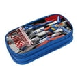 thumbnail image 3 of Mobile Suit Gundam Big Capacity Pencil Case, Large Storage Pencil Pouch Pen Case Bag with Zipper, Pencil Case for Office Supplies, 3 of 8