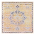 thumbnail image 4 of Unique Loom Renaissance Collection Area Rug - Roma (7' 3" Square Tuscan Yellow/Navy Blue), 4 of 7