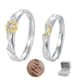 thumbnail image 1 of 2 Anillos De Sol Y Luna 925 Plata Para Pareja Promesa Modelo Plateado Ajustable, 1 of 4