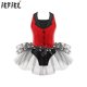 thumbnail image 2 of Ropa de baile para niñas y niños, vestido de tutú de Ballet con tirantes de lentejuelas en la espalda, traje de circo para actuación de danza moderna latina y Jazz, 2 of 5