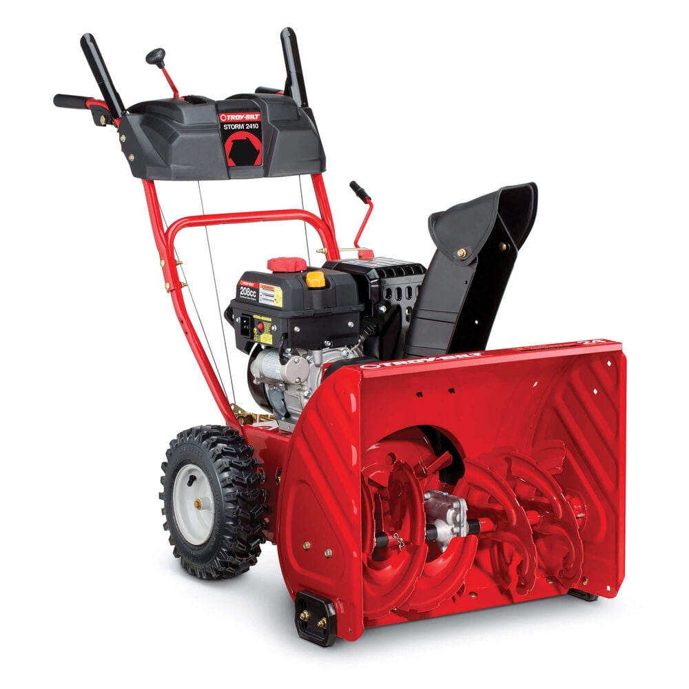 Troy-Bilt Storm 2410 24 in. Two-Stage 208cc Electric Start Self ...