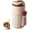 Red cup lid, variant on 316 Stainless Steel Travel Mug with Temperature Display, 450ml Portable Stainless Steel Insulated Cup, Portable Coffee Bottle Cap For Travel, Office, Business Trip