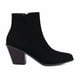 thumbnail image 2 of NECHOLOGY Botas Mujer Adulto Femenino Zapatos Botines mujer Botas occidentales Botas de color caqui Mujer 2023 Europa y los Unidos Botines de mujer de tacón con cremallera de tamaño (Black, 38), 2 of 7