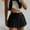 Black, variant on "Women's High Waisted Pleated Skirt Black Mini Print Skater Skirt With Sporty " Tennis Skirt Skirt Skirt for Women Swim Cover up Skirt Can Can Skirt Skirts for Women Chiffon Skirts for Women Rip Skirt