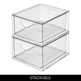 thumbnail image 4 of iDesign Stackable Storage Drawer for Pantry, Set of 2, Clear, Made in USA, 4 of 8