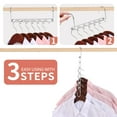 thumbnail image 3 of Perchas Trees & Breeze que ahorran espacio para ropa, paquete de 10, 3 of 7