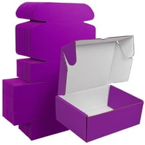 Ucanpack Corrugated Mailer Box Packing Supplies For Moving Purple Large , 18 x 12 x 3" - 50 Pcs