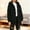 Black, variant on Lined Jacket Women with Hood Winter Coats Full Zip Hoodie Sherpa Sweatshirt (Black XXL)