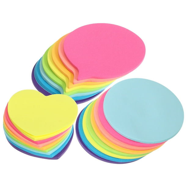 24 blocs de notas autoadhesivos: blocs de notas de 7,6 x 7,6 cm en colores brillantes. Imprescindibles para el aula y el hogar. 30 hojas por bloc.