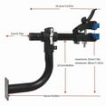 thumbnail image 3 of Bicycle Repair Clamp Wall Mount Bike Repair Stand Adjustable Home Bicycle Maintenance Rack for Road Mountain Bikes, 3 of 7