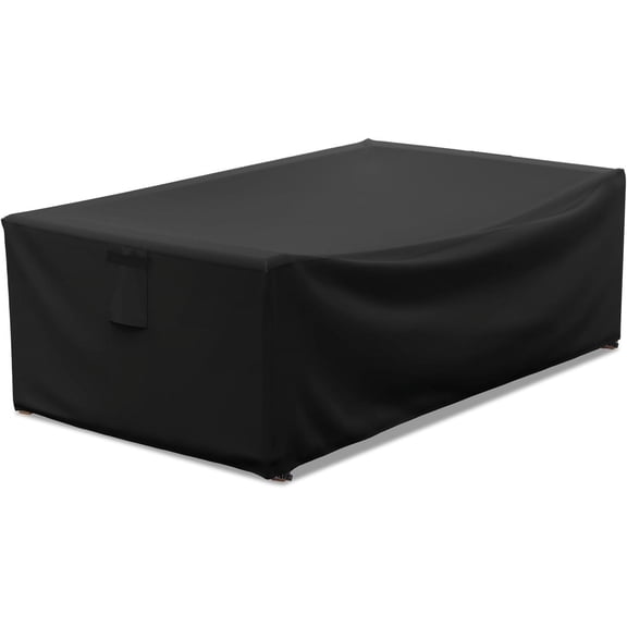 AKEfit Patio Furniture Set Covers Size 48"x28"x13",600D Extra Heavy Duty Outdoor Furniture Cover,Long Term Use Waterproof Extra Large Outdoor Sectional Cover Patio Table Cover