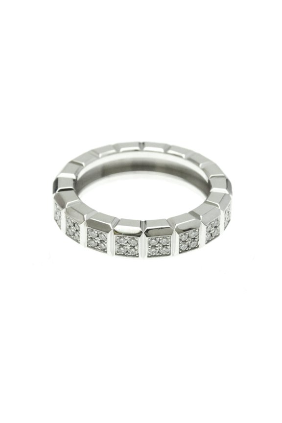 Pre-Owned Chopard Ice Cube Diamond Ring 82/6815 White Gold (18K) Fashion Diamond Band Ring...