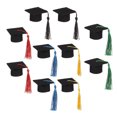 thumbnail image 5 of KAKOWELY 10 mini adornos para botellas de graduación, de fieltro, para doctorado, 5 of 5