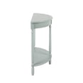 thumbnail image 6 of Simplify Half Round Wood Accent Table, Antique Iced Blue, 6 of 6