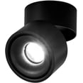 thumbnail image 1 of Foco Proyector LED Interior 12W, Plafón Orientable 360° Giratorio e iluminación de superficie COB LED 10x10cm/Aluminio Aplique (Negro-6000K) oso de fresa Electrónica, 1 of 5