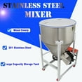 thumbnail image 1 of INTBUYING Electric Feed Mixer Granular Plastic Food Powder Blender Dry Powder Mixer 110V 75kg/165Lbs, 1 of 13