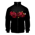 thumbnail image 3 of Chaqueta con estampado 3D de graffiti de colores a la moda para hombre, abrigo de manga larga con patrón de hip hop, chaqueta holgada de calle de otoño, chaquetas con cremallera para niños, 3 of 5