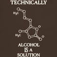 thumbnail image 3 of CafePress - Alcohol, A Solution Dark T Shirt - Men's Classic Graphic Cotton T-Shirt, 3 of 4