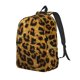 thumbnail image 1 of Disketp Golden Leopard Glitter Mochila de Lona Estampada, Mochila Escolar de Viaje Ligera para Estudiantes y Portátil-Small, 1 of 5