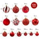thumbnail image 3 of Adornos De Bolas De Navidad Bolas Colgantes De Plástico Pintadas Decoración De Árbol De Navidad Para Navidad Y Fiestas 100 Uds. Minnieouse HA040078-01, 3 of 6