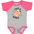 thumbnail image 3 of Inktastic Valentines Day Pugs & Kisses with Hearts Boys or Girls Baby Bodysuit, 3 of 5